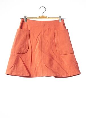 Jupe courte orange CARVEN pour femme