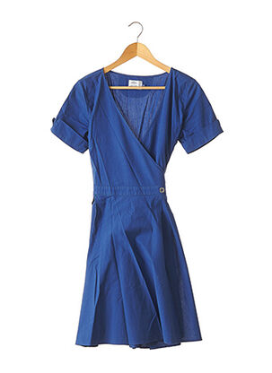 Robe mi-longue bleu ESCALE pour femme