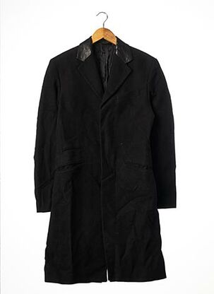 Manteau long noir MONTGOMERY pour femme