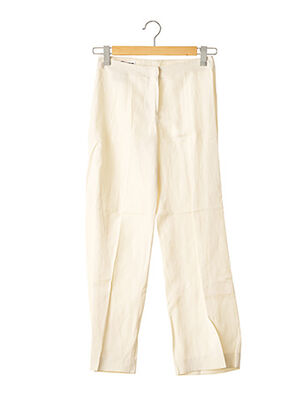 Pantalon 7/8 beige JIL SANDERS pour femme