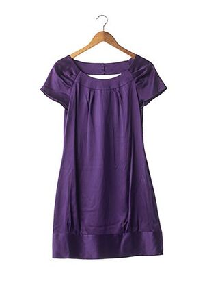 Robe mi-longue violet SEARLE pour femme