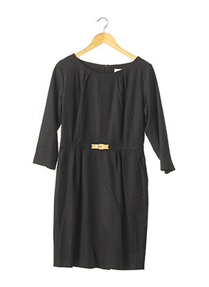 Robe mi-longue noir SCAPA pour femme