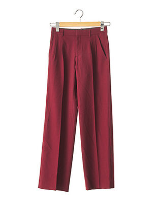 Pantalon casual rouge COMPTOIR DES COTONNIERS pour femme