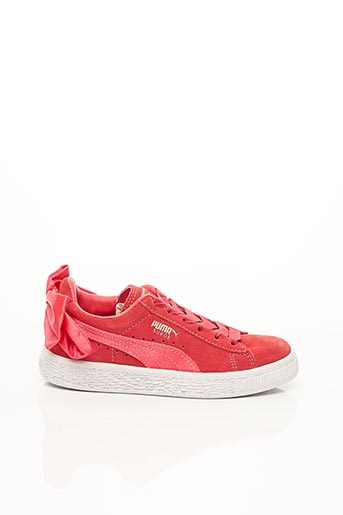 Baskets rouge PUMA pour fille