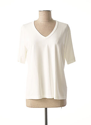 T-shirt manches courtes blanc EUGEN KLEIN pour femme