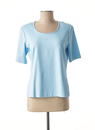 T-shirt manches courtes bleu EUGEN KLEIN pour femme