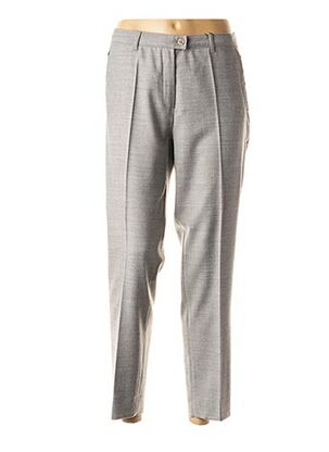 Pantalon casual gris EUGEN KLEIN pour femme