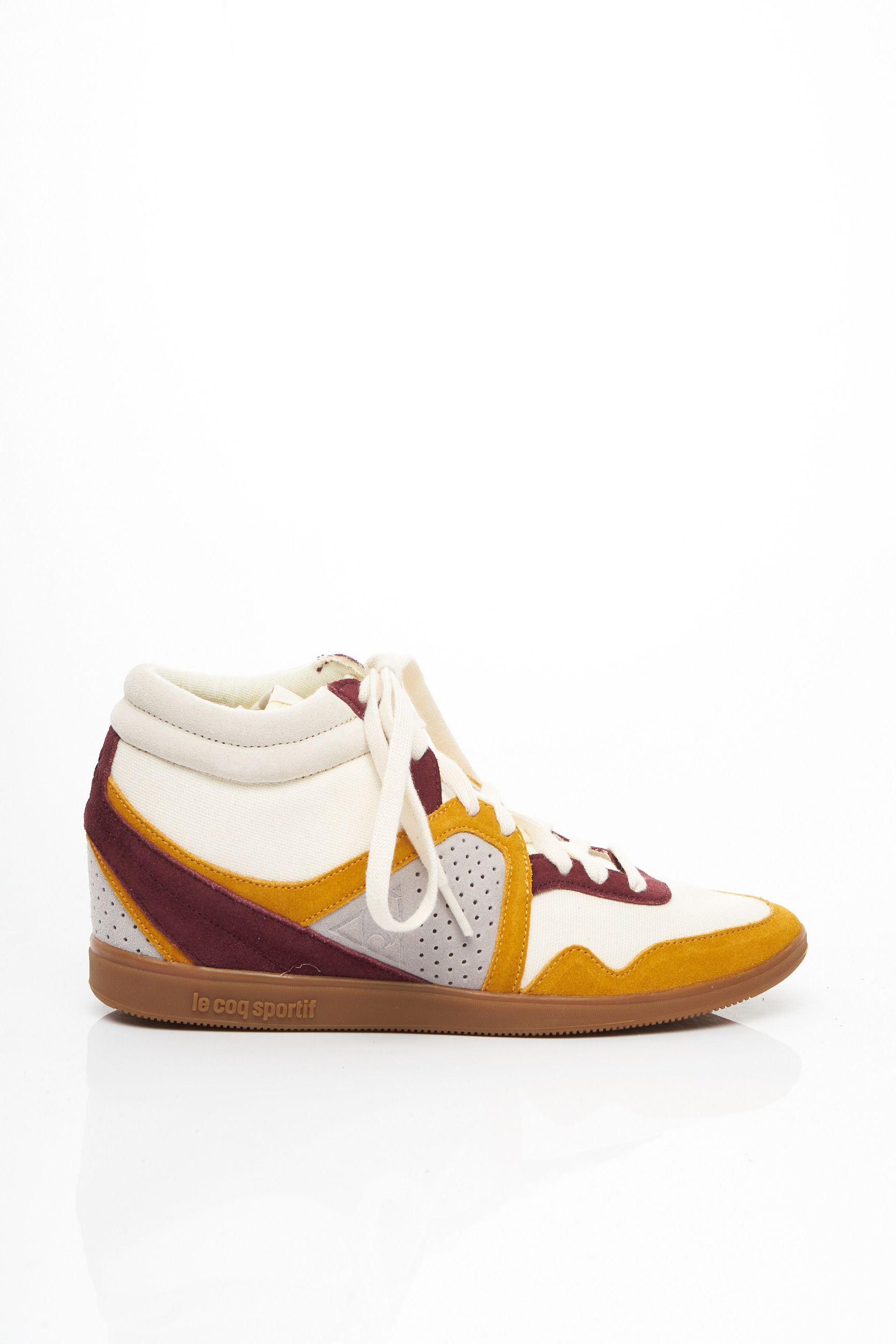 basket le coq sportif femme beige