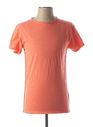 T-shirt manches courtes orange DSTREZZED pour homme