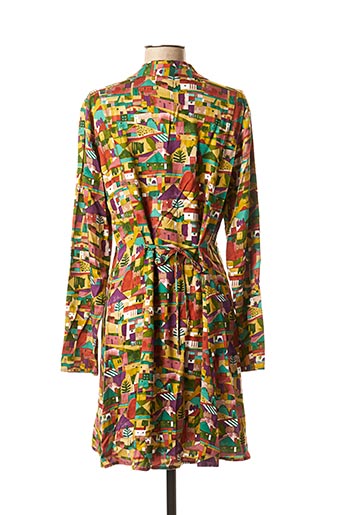 robe courte marron