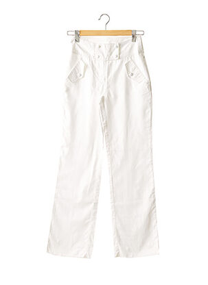Zara Pantalon7 8 Femme De Couleur Blanc 1804298-blanc0 - Modz