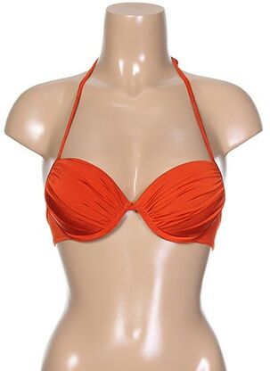 Haut de maillot de bain orange KIWI pour femme