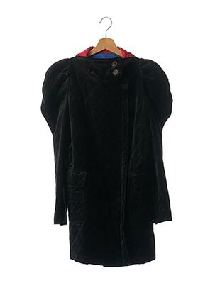 Manteau long noir JC DE CASTELBAJAC pour femme
