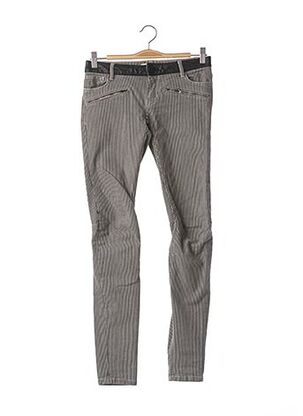 Pantalon casual gris MAJE pour femme