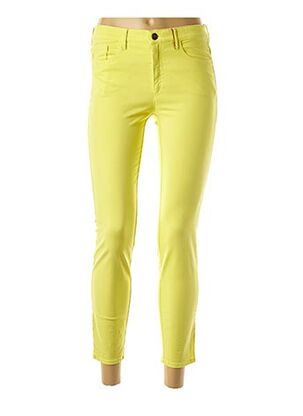 Jeans coupe slim jaune COUTURIST pour femme