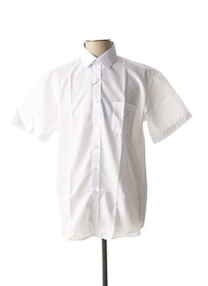 Chemise manches courtes blanc AMPARO pour homme
