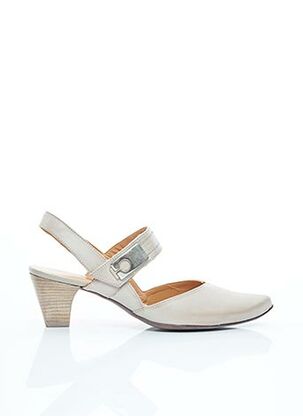Sandales/Nu pieds beige FRANCE MODE pour femme