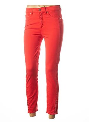 Pantalon slim rouge ROSNER pour femme