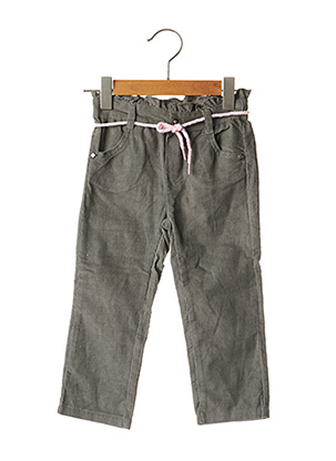 Pantalon casual gris PIK OUIC pour fille