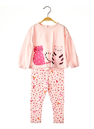 Pyjama rose CATIMINI pour fille