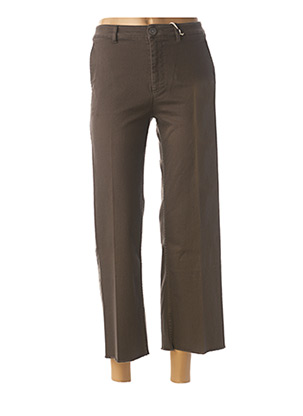 Pantalon 7/8 marron LAB(DIP) pour femme
