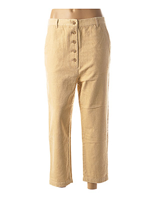Pantalon 7/8 beige BELLA JONES pour femme