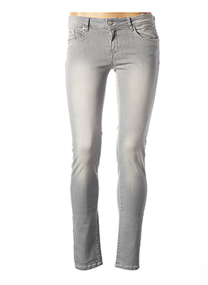 Jeans coupe slim gris KAPORAL pour femme