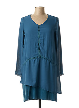 Robe courte bleu MASSANA pour femme