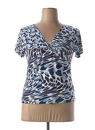T-shirt manches courtes bleu BELLISSIMA pour femme