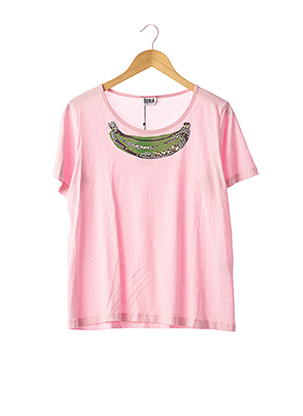 T-shirt manches courtes rose SONIA RYKIEL pour femme