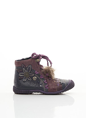Bottines/Boots violet CATIMINI pour fille