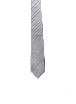 Cravate gris JEAN CHATEL pour homme