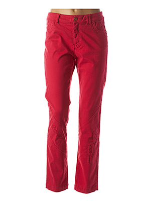 Pantalon casual rouge ELISA CAVALETTI pour femme