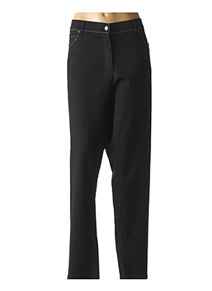 Pantalon casual noir BRANDTEX pour femme