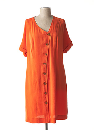 Robe courte orange MARINA RIVEIRO pour femme