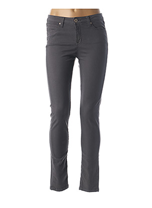 Pantalon casual gris DENIM STUDIO pour femme