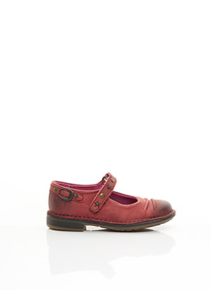 Ballerines rouge KICKERS pour fille