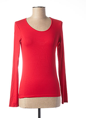 T-shirt manches longues rouge MADO ET LES AUTRES pour femme