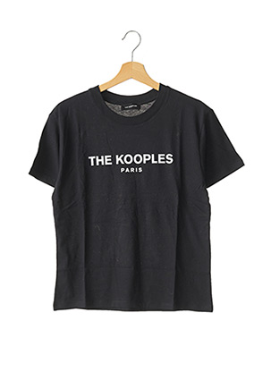 T-shirt manches courtes noir THE KOOPLES pour femme