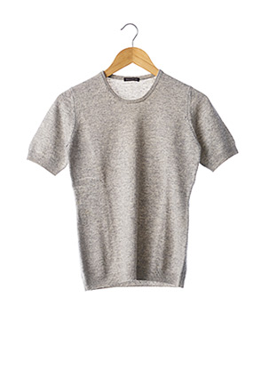 Pull col rond gris BALLANTYNE pour femme