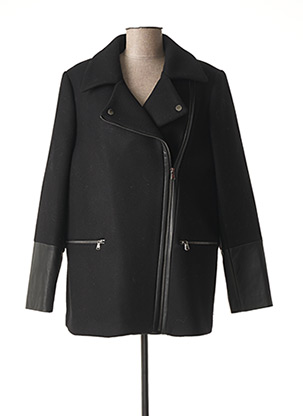 Manteau court noir ZAPA pour femme