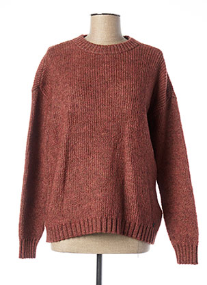 Pull col rond rouge MUSTANG pour femme