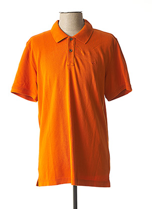 Polo manches courtes orange MUSTANG pour homme