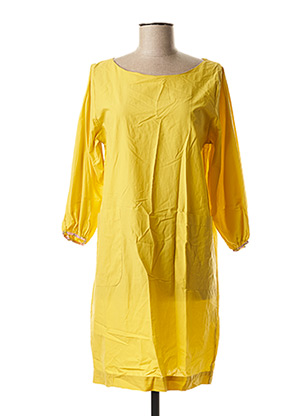 Robe mi-longue jaune OTTOD'AME pour femme