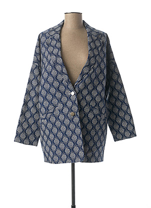Manteau court bleu SUNCOO pour femme