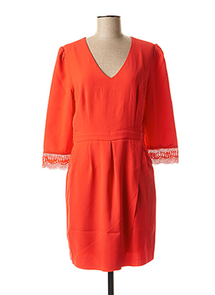 Robe courte orange SUNCOO pour femme