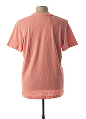 T-shirt manches courtes orange SELECTED pour homme seconde vue
