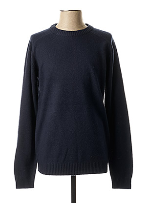 Pull col rond bleu SELECTED pour homme
