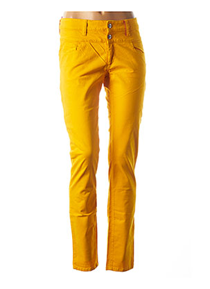 Pantalon casual jaune COUTURIST pour femme