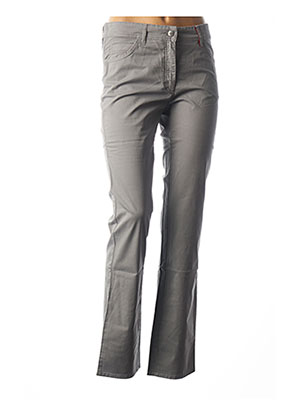 Jeans coupe droite gris COUTURIST pour femme